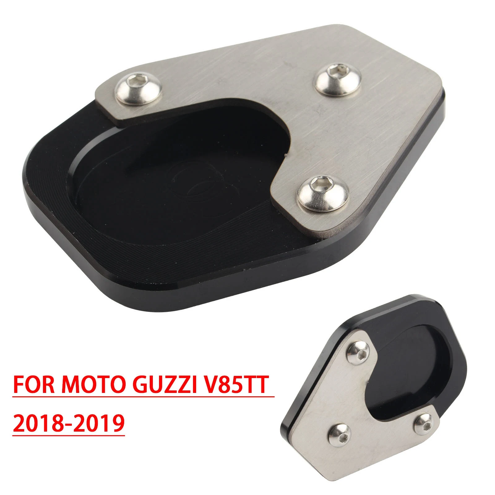 

Kickstand Pad Foot Side Stand Enlarger Coaster for MOTO GUZZI V85TT 2019