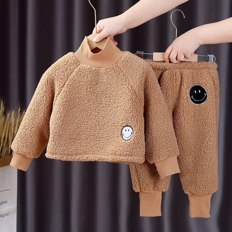 Girls Suit Sweatshirts +Pants 2Pcs/Sets 2022 Fleece Spring Autumn Toddler Kids Teenagers Cotton Tracksuit Sport Suits Children C