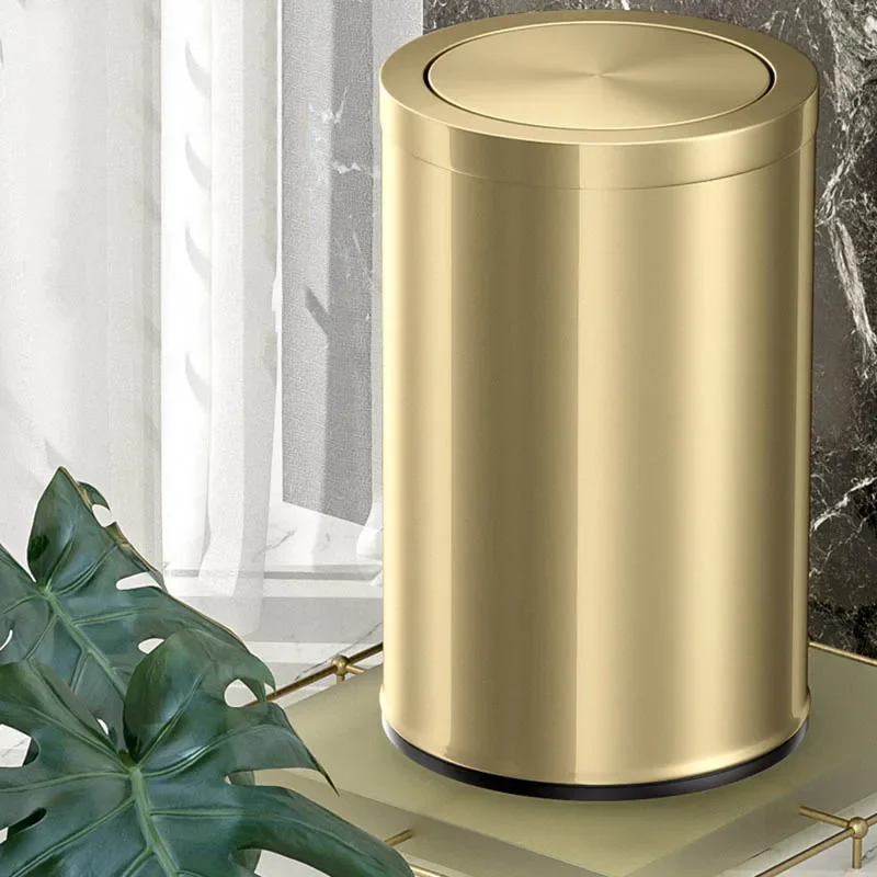 Водонепроницаемый дезодорант маленькая мусорная корзина металлический
