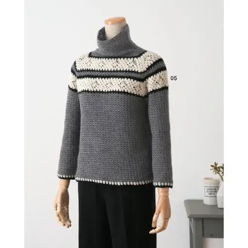 Рисунок 2 - Женский трикотажный свитер с в