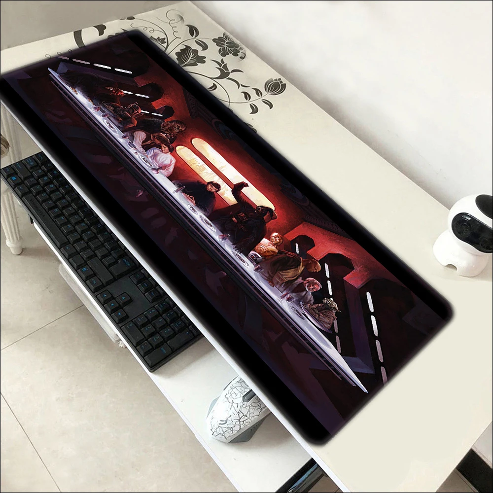 Большой игровой коврик для клавиатуры и мыши SOVAWIN 90x40 см компьютерный геймерский