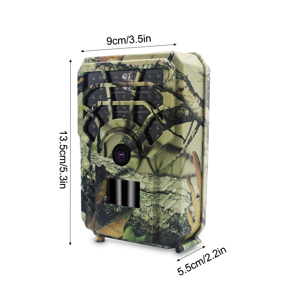 

Hunting Trail Camera Waterproof Camera Outdoor Wildlife Watching Motion Activated Wildlife Scouting Night View Video Recorder