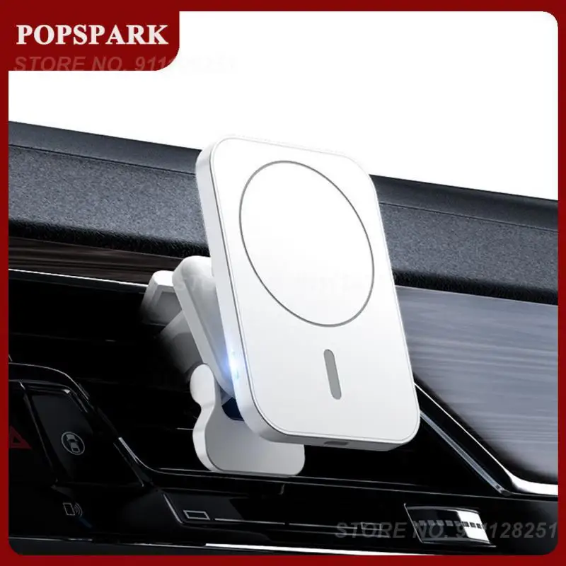 Portable Magnetic Wireless Charger Auto Wireless Charging Multifunctional Magnetic Wireless Car Charger Universal Practical 15w