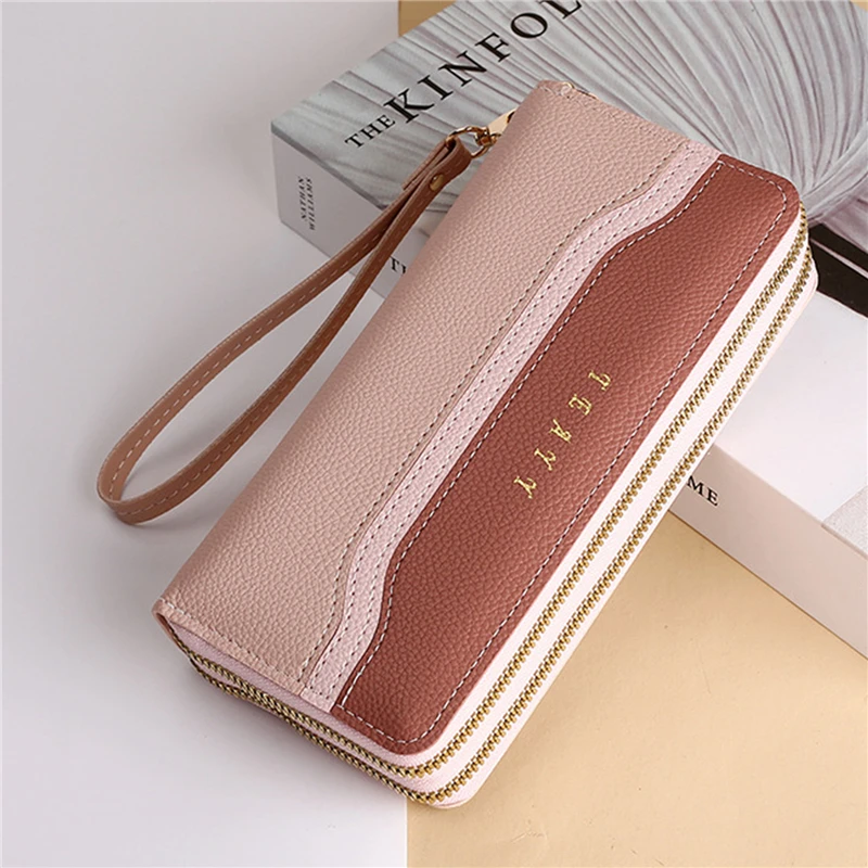 

Вместительные женские кошельки, женский клатч из мягкой искусственной кожи, кошельки для сотового телефона, Женский кошелек с держателем для карт