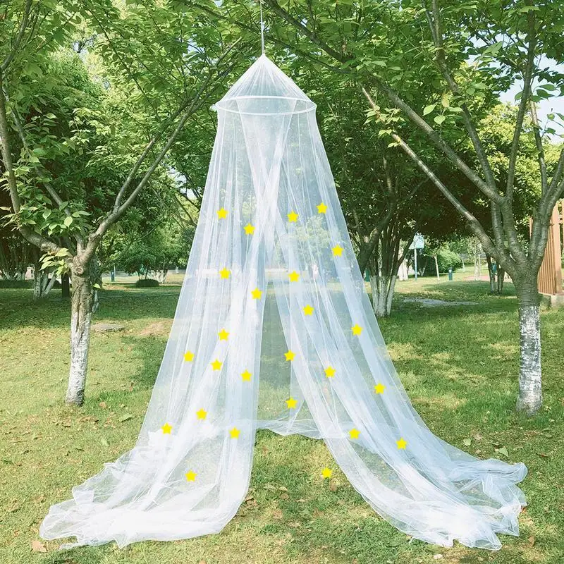 

Bed Canopy Glowing Stars Lightweight Dreamy Mosquito Net For Children Infants Isolate Home Outdoor Bed Tent