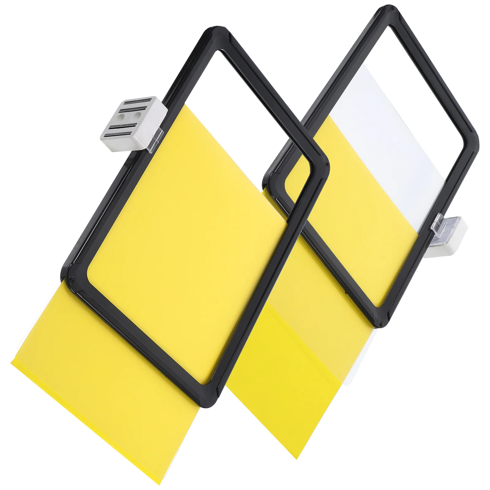 

2 Pcs Shelf Identification Plate Vertical Sign Holder Magnet Label Magnetic Price Boards Tags Professional