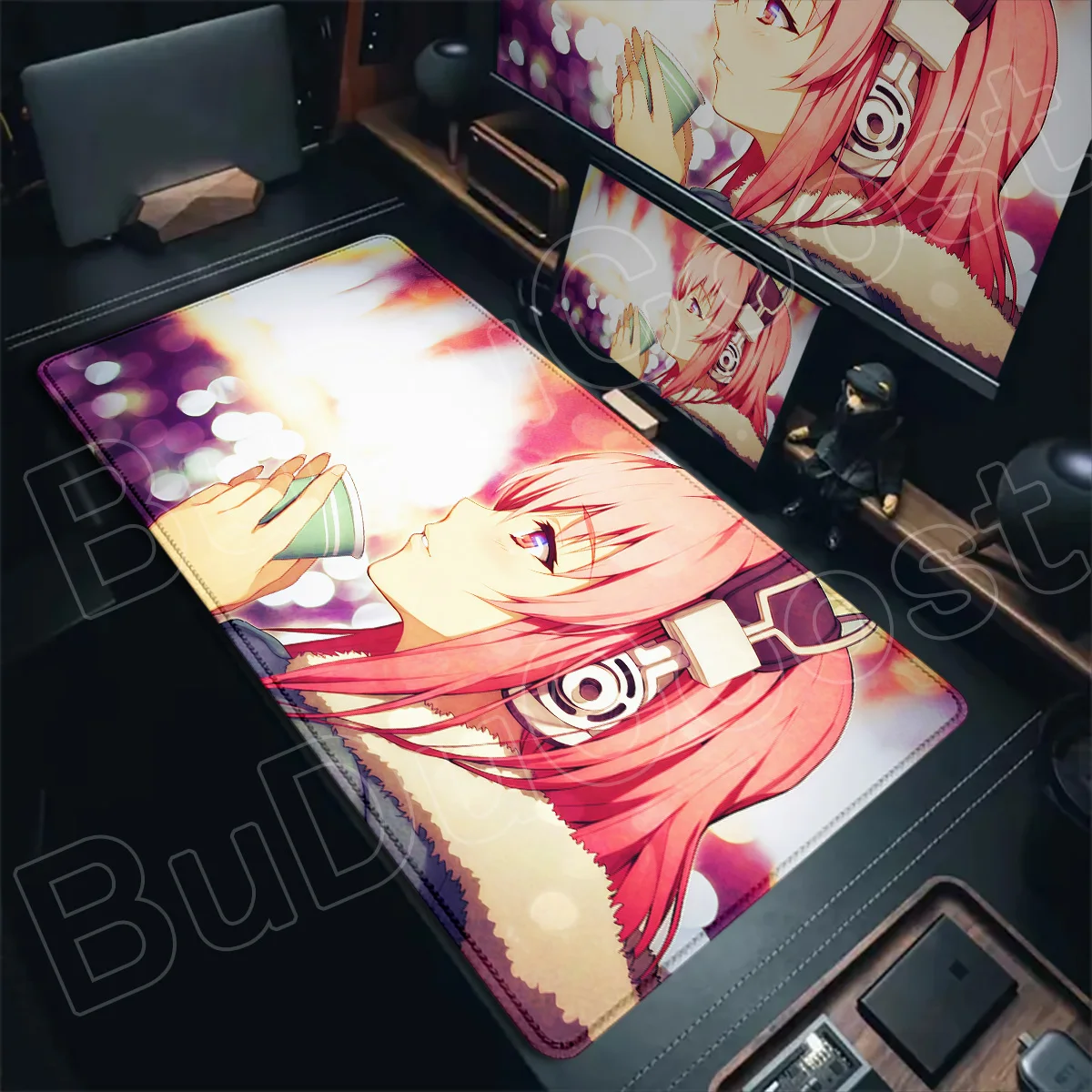 Фото Коврик для клавиатуры XXL, настольный коврик, коврик для мыши Kawaii Girl Super Sonico, большой нескользящий игровой коврик для киберспорта, резиновые аксессуары для ПК №2
