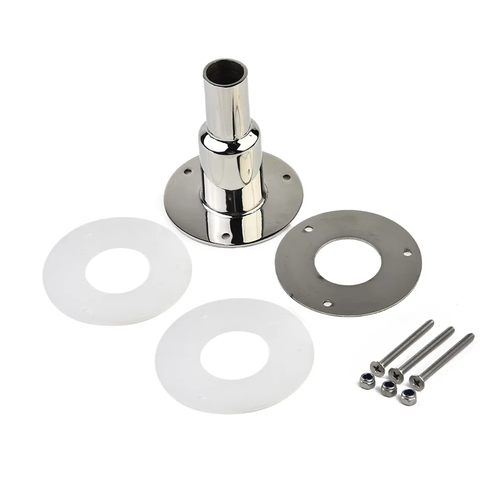 

Skin Fitting Thru Hull Exhaust 1 Set Air Diesel Heater Stainless Steel Straight Head Universal For Boat Car 24mm