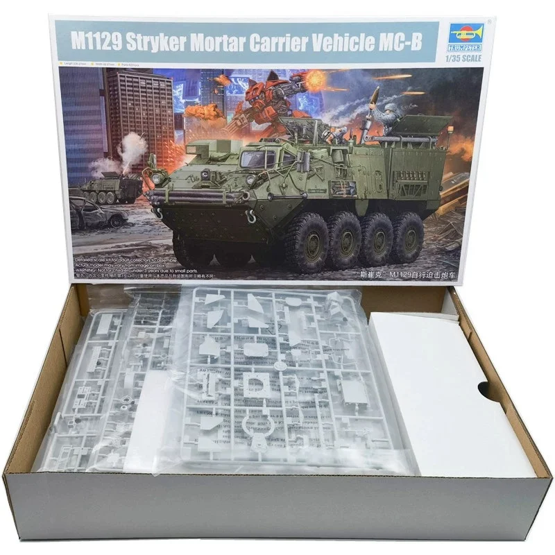 Фото TRUMPETER 1/35 Модель военного транспортёра для миномётов Stryker M1129, сборная модель №2