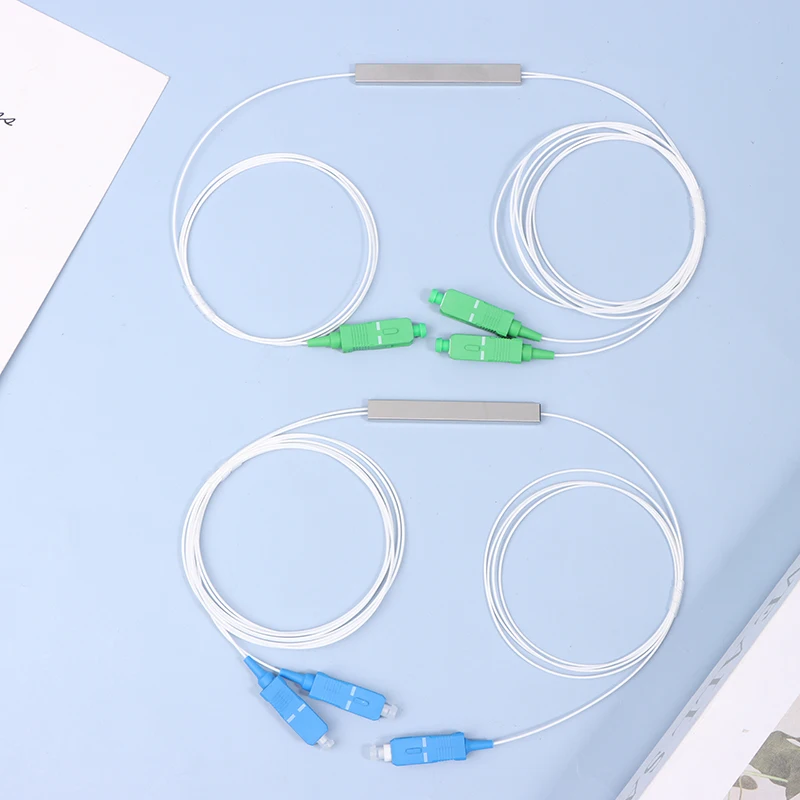 Волоконно-оптический разветвитель ПЛК 1x2 SC/APC SC/UPC Мини-безблокировочный разъем 1*2