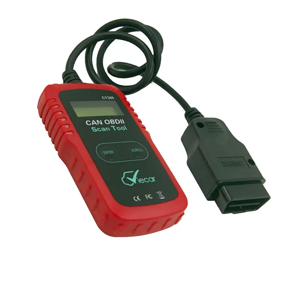 

OBDII OBD2 EOBD сканер CAN считыватель кодов диагностический инструмент