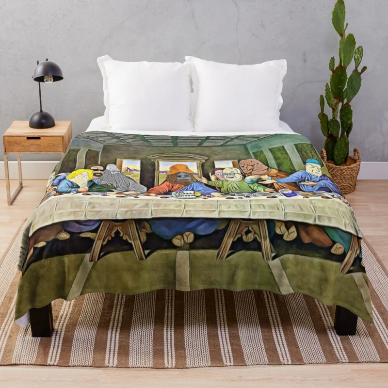 

Последний Ужин бродильного одеяла Browntown, диванное одеяло