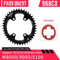 pass quest 96bcd oval chain ring mtb narrow wide bicycle chainwheel 323436384042t for deore xt m7000 m8000 m9000 crankset