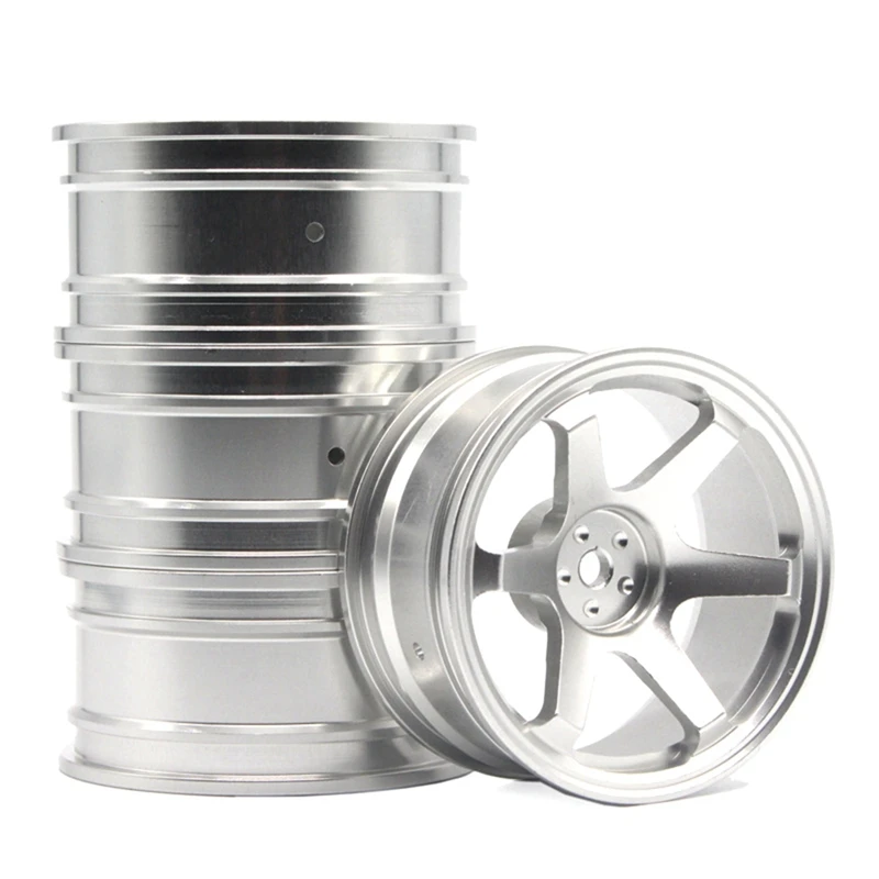 

Колесо радиоуправляемого автомобиля Ступица колеса заменить на 94122/94123/FW06 D3/D4 1/10 плоский спортивный автомобиль, серебристый