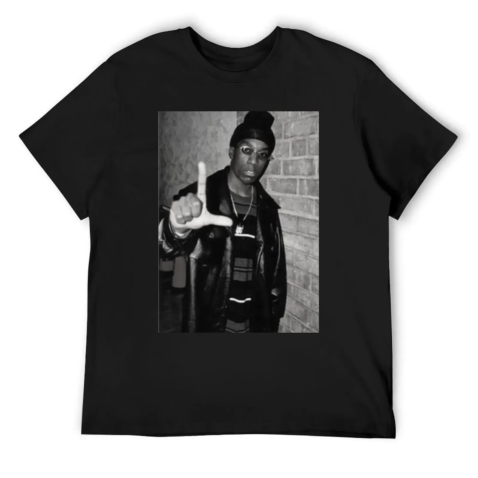 Футболка Big l Lamont Coleman DITC Lennox таможенная блузка мужская футболка 100 ℅ хлопок