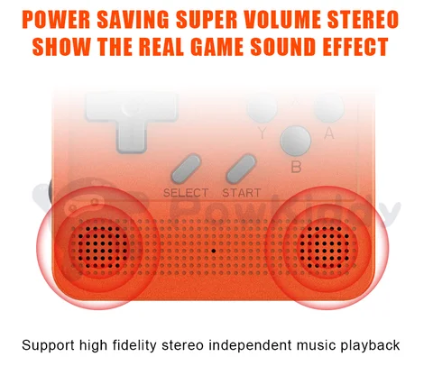 Powkiddy V90 3D 3,0 ips Ретро игровая консоль Flip Linux System Портативная игровая консоль 64-битная портативная видеоигра для PS1 NES FORSFC