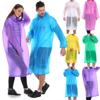 hot sale eva rain coat women men raincoat thickened waterproof rain coat women clear transparent camping rainwear suit