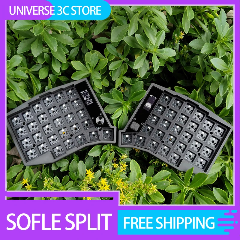 Клавиатура Sofle с разрезом и поддержкой Bluetooth Двухрежимная Zmk