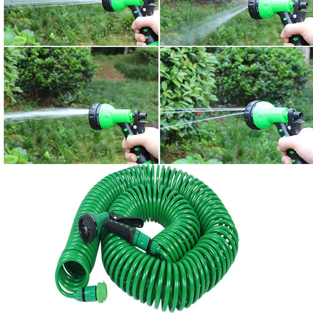 

Garden Expandable Garden Water Hose Pipe Kits Plastic Car Washing Lawn Irrigation Sprayer Gun 7.5M 15M 30M