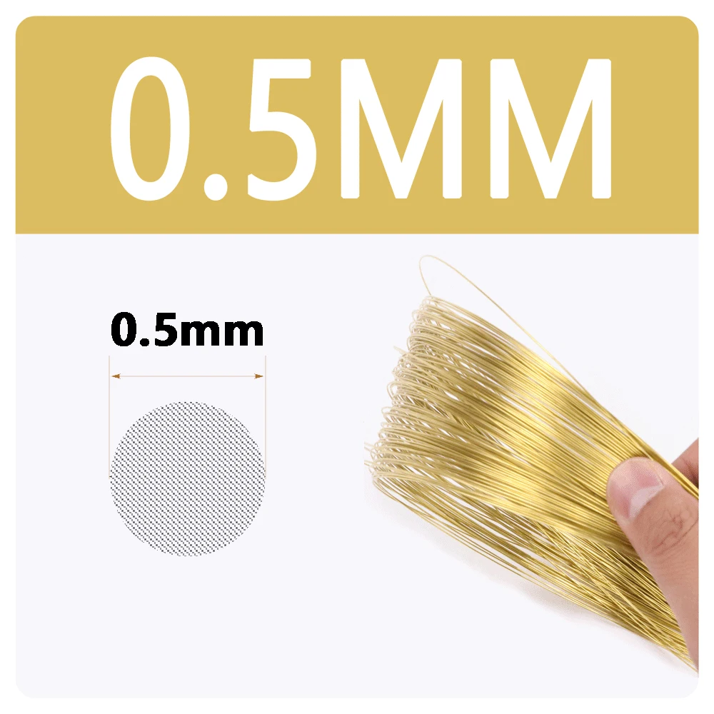 Твердый латунный провод H62, голая медная проволока, круглая твердая катушка для изготовления ювелирных изделий, от 0,3 до 4 мм