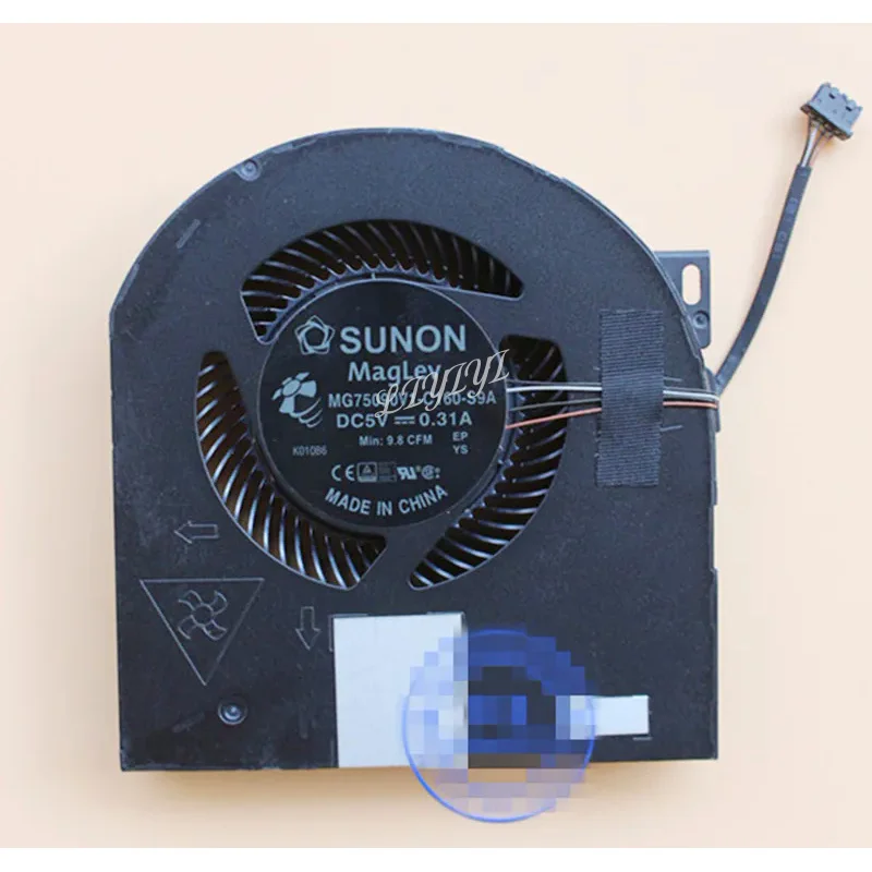 Новый охлаждающий вентилятор для процессора и графического радиатор DELL Precision 7530