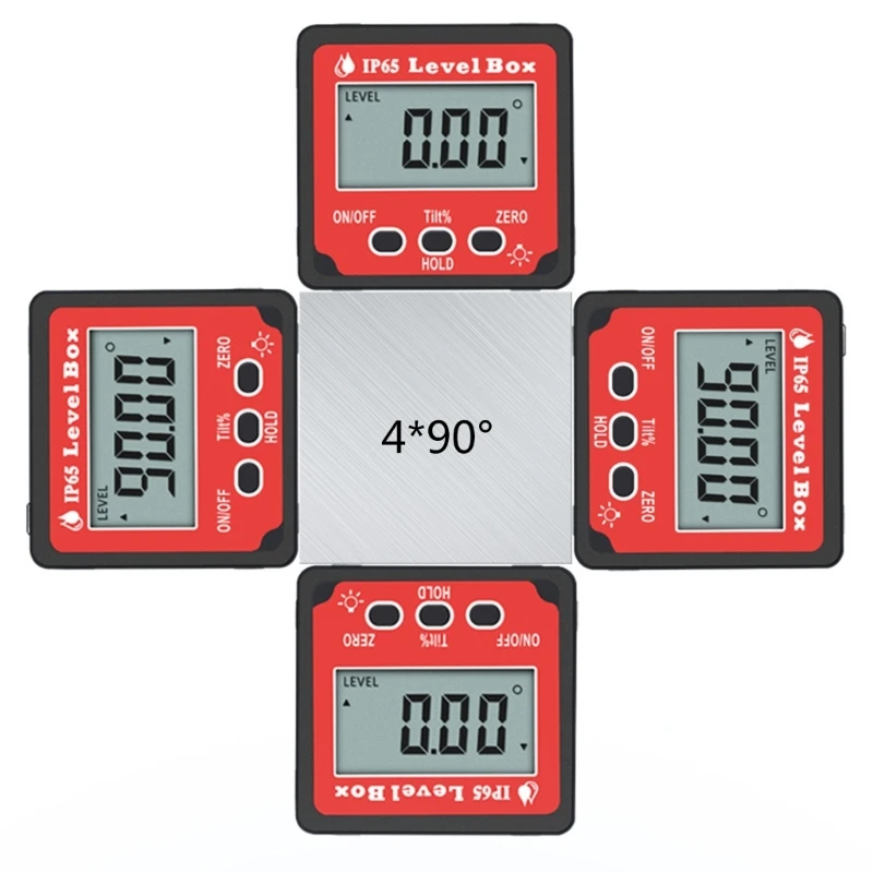 Цифровой угловой транспортир на 360 градусов уровень транспортира инклинометр