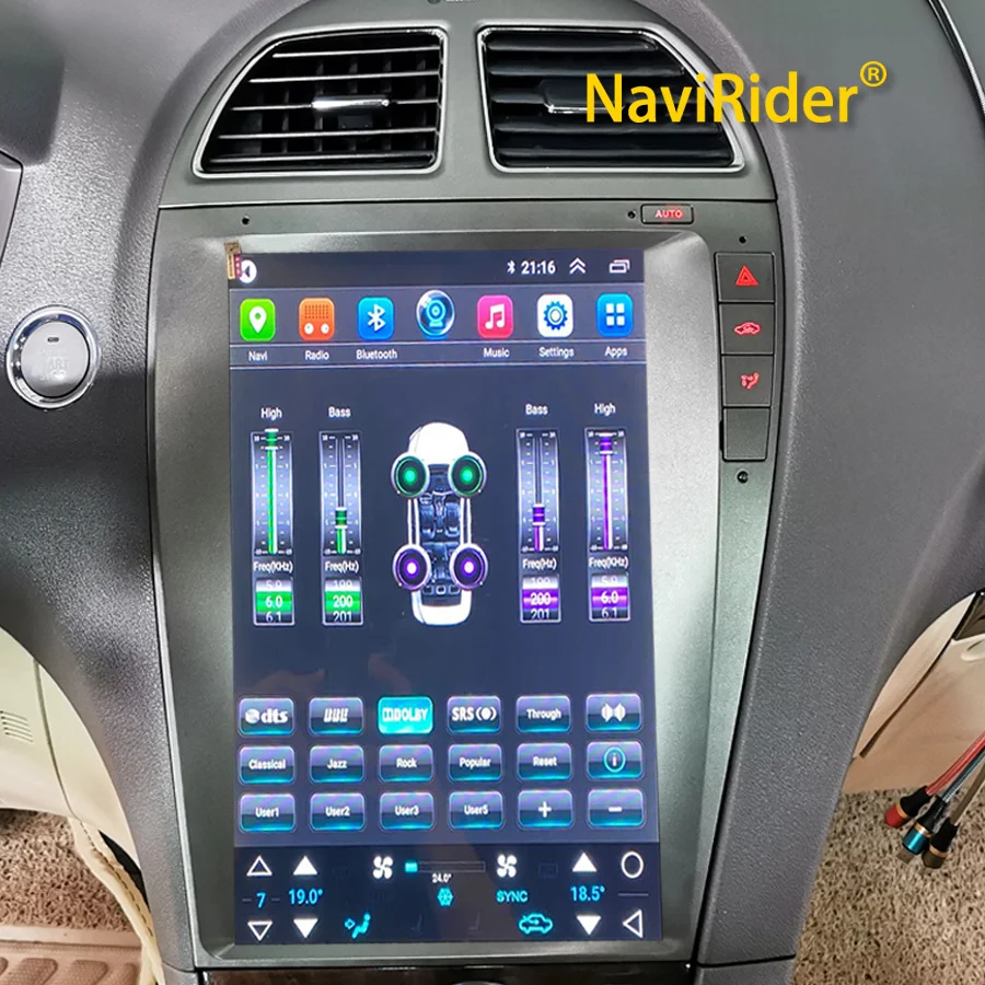 

12.8inch Tesla Android Screen 2Din Car Radio Carplay For Lexus ES350 ES ES240 ES300 2006-2012 Stereo GPS Multimedia Video Player