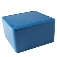 lk y16 custom plastic abs waterproof electrical board blue ip65 plastic enclosure circuit board control box 160x160x90mm