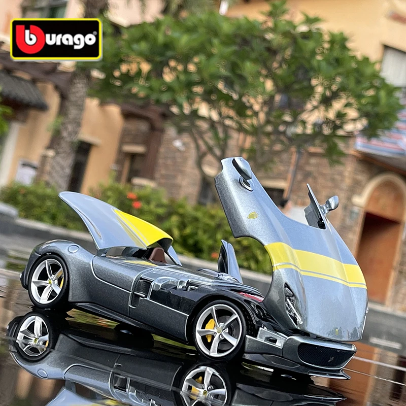 Burago 1:24 Ferrari Monza SP1 модель спортивного автомобиля из сплава литые металлические