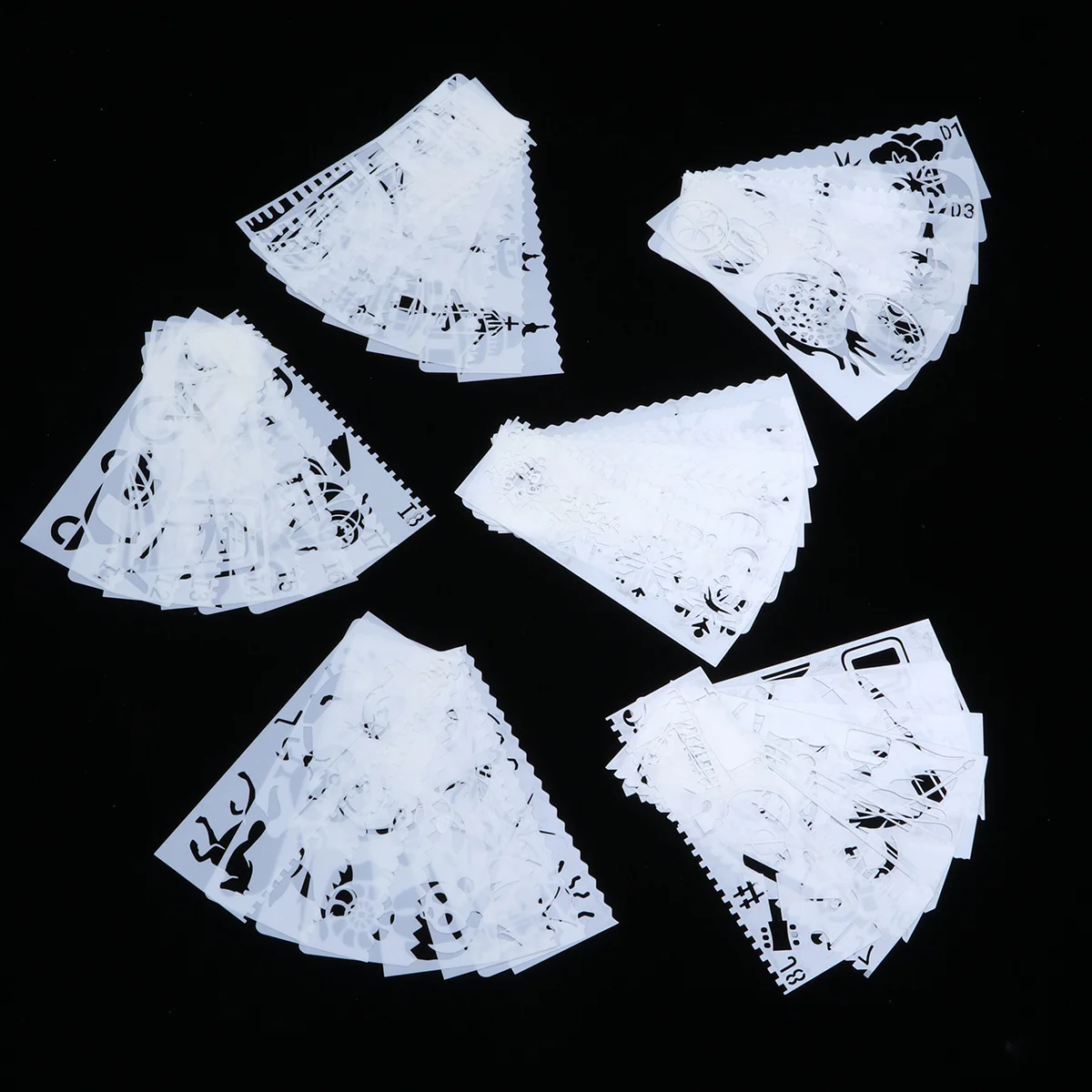 

6/48 шт./набор, трафареты для рисования