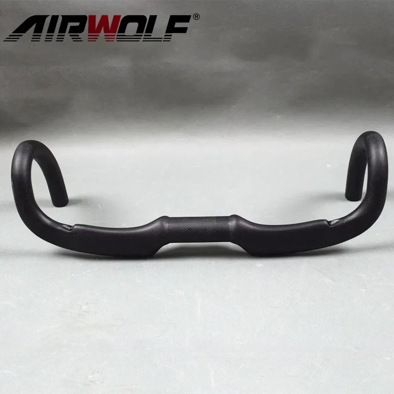 УГЛЕРОДНЫЙ дорожный руль Airwolf 400/420/440 мм 31 8 для намотки велосипеда из углеродного