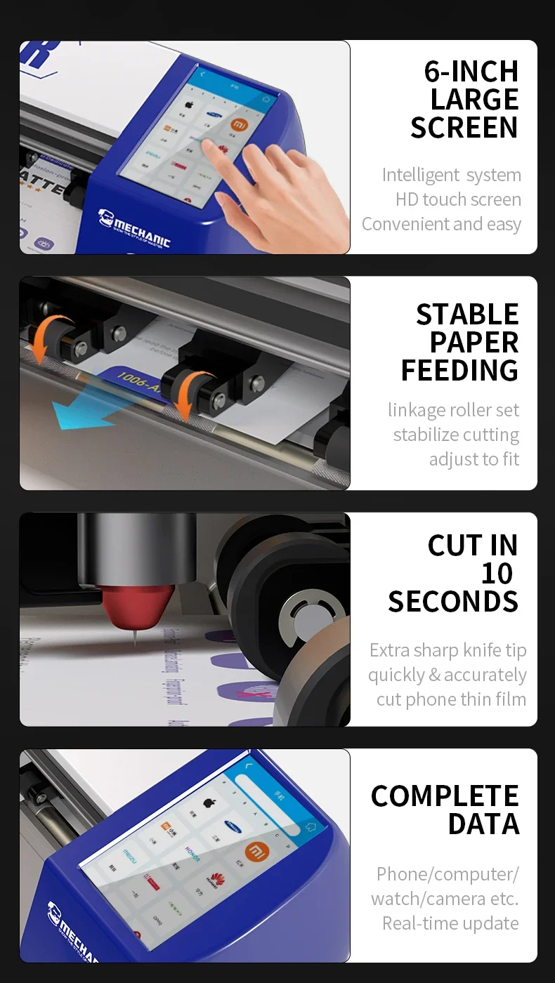 MECHANIC X360 Max Unlock Cloud Интеллектуальная машина для резки пленки Подходит всех