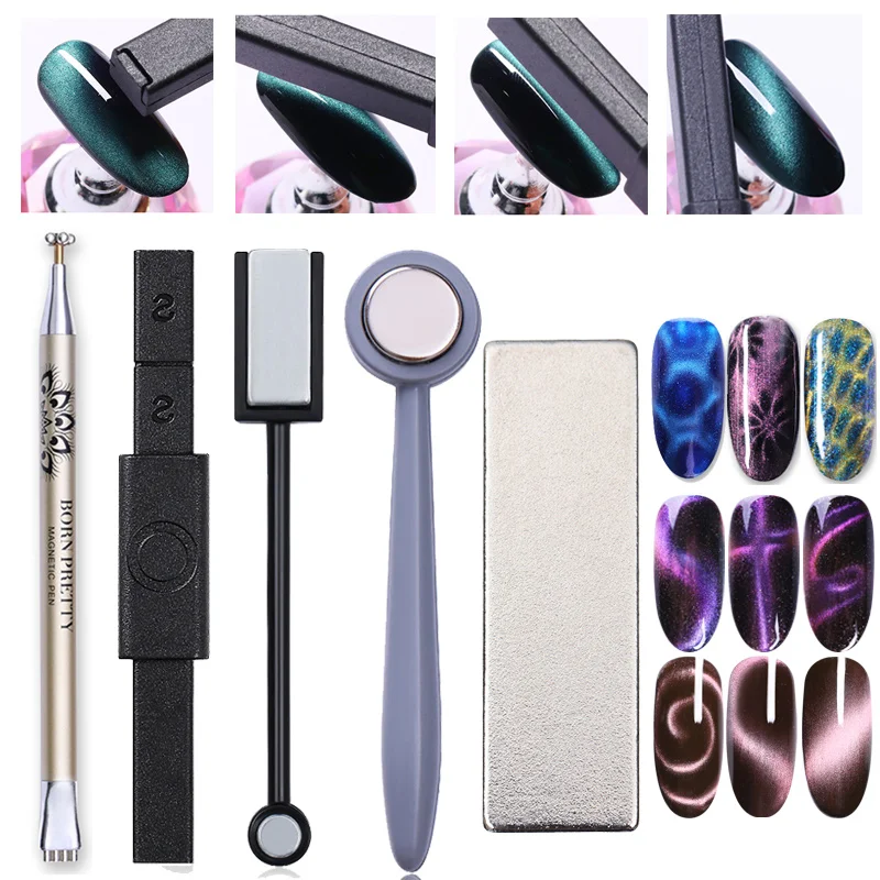 aliexpress.com - Nail Art Magnet Stick Cat Magnet Stick For UV Gel Varnish Polish 9D Cat Line Strip Effect Strong Magnetic Pen Nail Art Tools