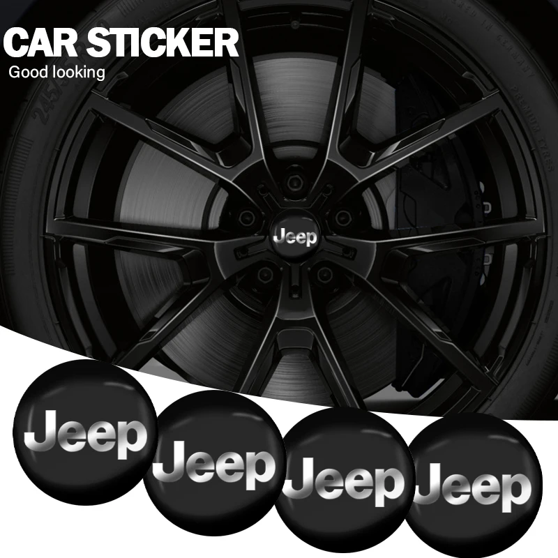 

Wheel Center Cap Logo Hub Cover Badge Emblem for Jeep Grand Cherokee Xj Wk2 Wj Wrangler Jl Compass Commander Car Accessories