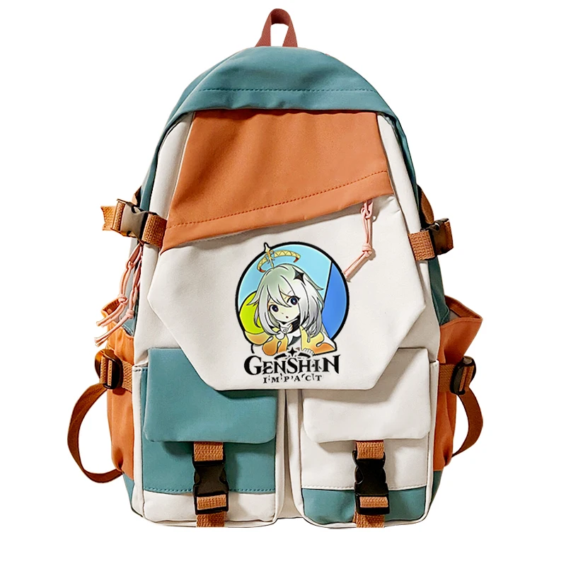 Новинка 2022 аниме косплей Genshin Impact унисекс школьный рюкзак для студентов