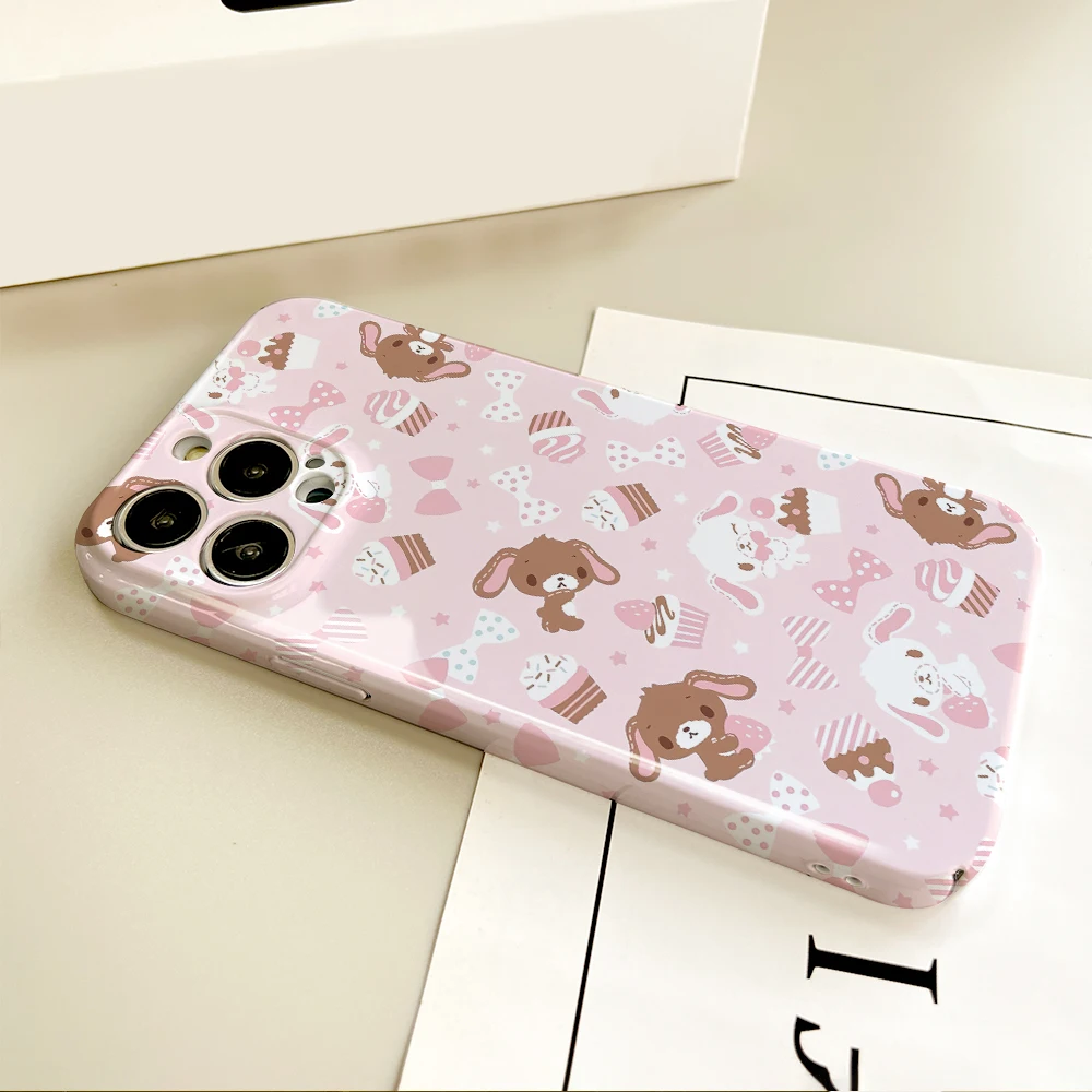 Чехол для телефона MINISO SUGARBUNNIES Samsung S21Fe S23 22 Ultra Plus A 04E 33 5G HD в твердом переплете с