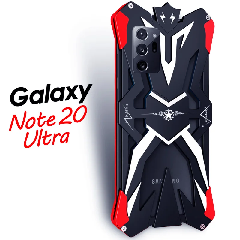 Zimon Luxury Thor Heavy Duty Armor Metal Aluminum Mobile Phone Case For samsung galaxy S22 S21 S20 FE Note20 Ultra Bumper Cover
