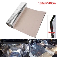 100 x 40cm car sound mat proofing deadener heat noise insulation deadening mat hood closed cell foam accessories