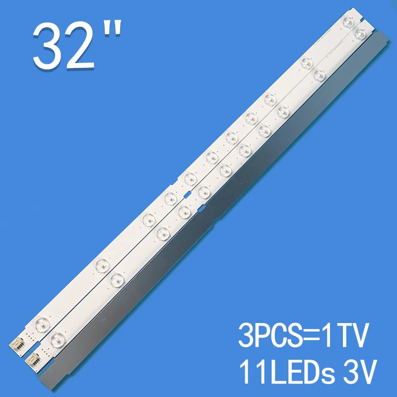 

new 3pcs*11LEDs For 32" TV SVT320AG0_REV0.6_130730 SVT320AG0