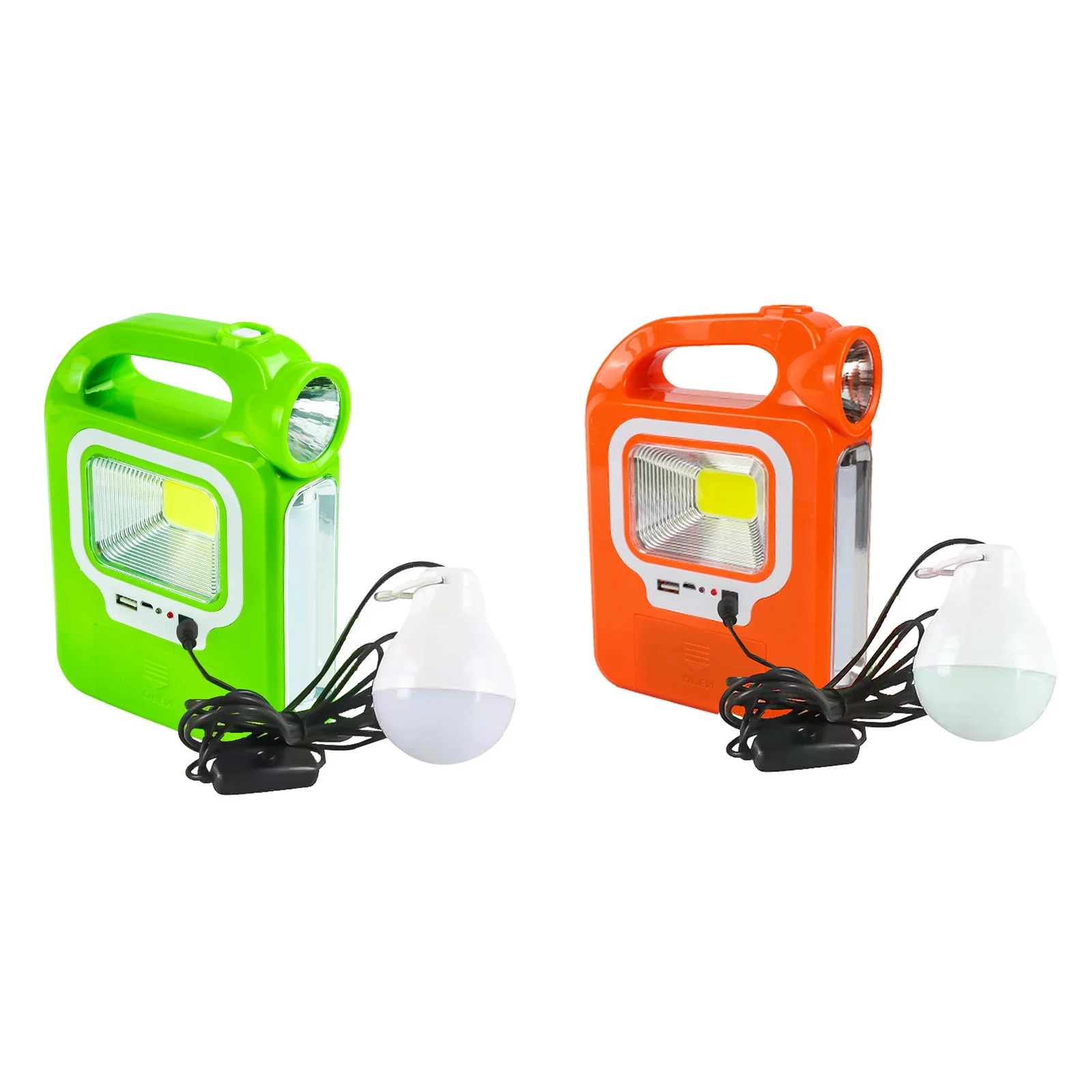 

Солнечный/USB IPX4 водонепроницаемый лагерный прожектор, инструмент для домашнего освещения, внешний аккумулятор для автомобиля, 2400 мАч, проже...