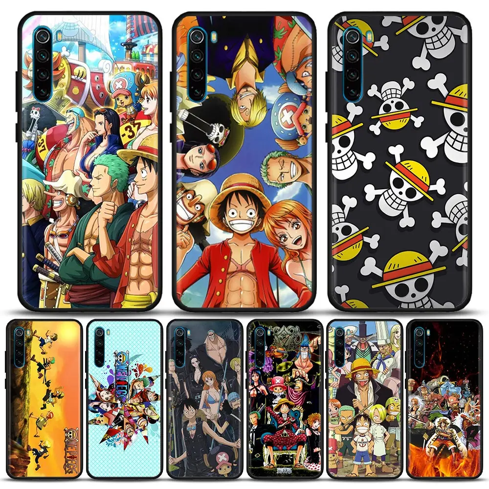 

Anime One Piece Family Luffy Zoro Nami Phone Case for Redmi 6 Pro 6A 7 7A Note 7 Note 8 A Pro 8T Note 9 S Pro 4G T Soft Silicone