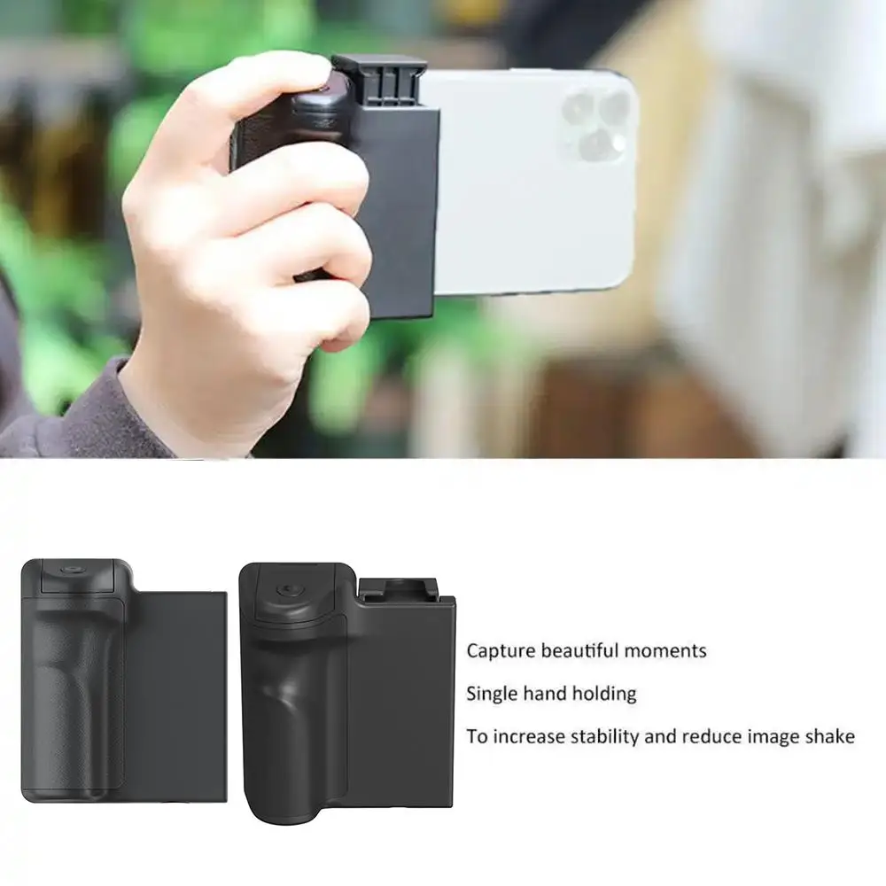 

Multifunctional Camera Grip Holder Handheld Bluetooth Wireless Camera Aid Selfie Holder Anti-shake Photo Bracket For Phone S5N1