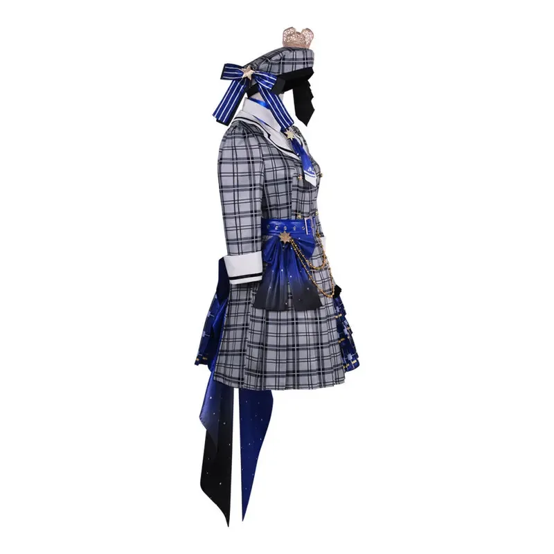 Фото Аниме виртуальный YouTuber VTuber Hololive Hoshimachi Hosimati Suisei костюмы для косплея Хэллоуин униформа карнавальный наряд сценическое платье №3