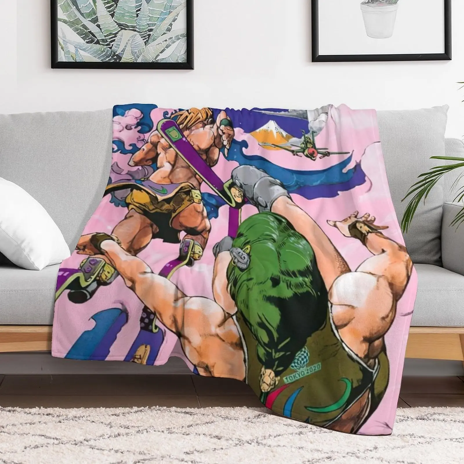 Аниме Araki параболический плед спальный мешок идея для подарка на День святого