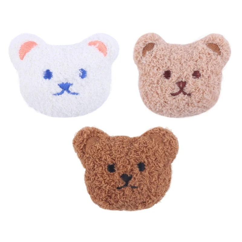 

Plush Bear Pacifier Clip Anti-Lost Clip Toddler Bib Clip Baby Clothing Accessory