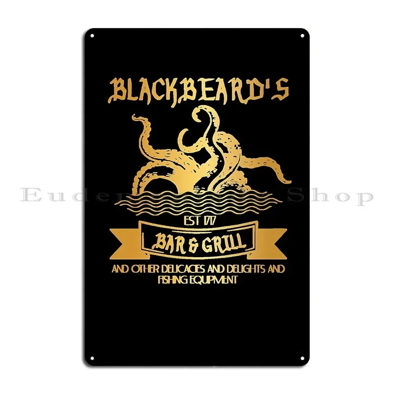 Металлическая табличка Blackbeards