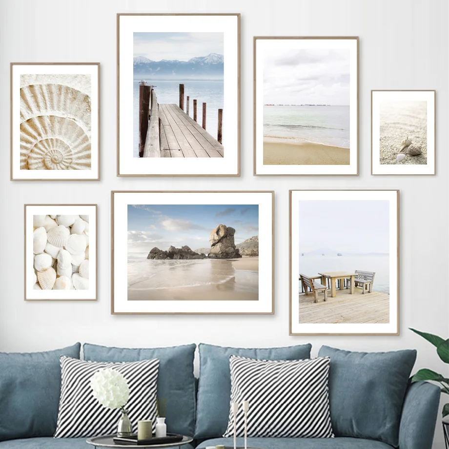 Grass Natural Scenery Wall Art Canvas Painting Nordic Poster