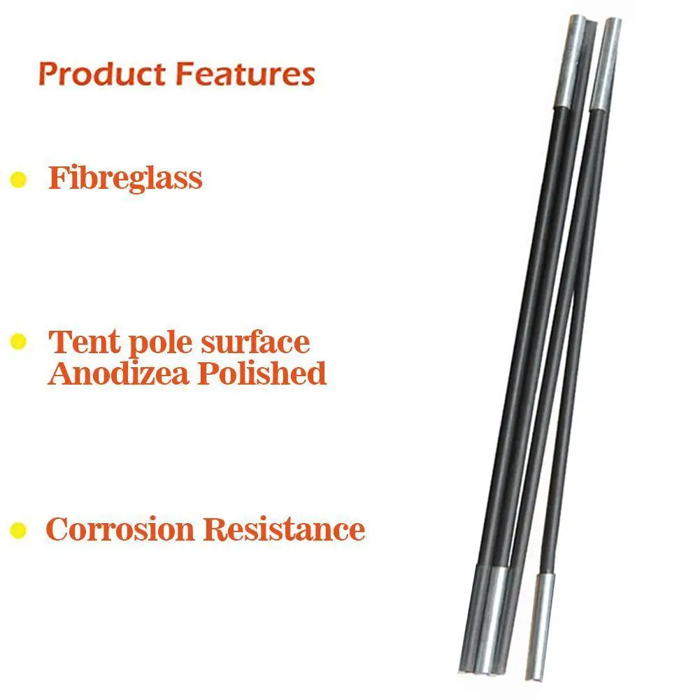 Уличные инструменты аксессуары для палатки 2 шт. из стекла укрытие волокно набор