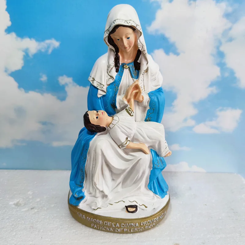 

Статуя Мадонны и ребенка, традиционный итальянский дизайн, смола, Дева Мария и ребенок, Иисус, Золотая коллекция