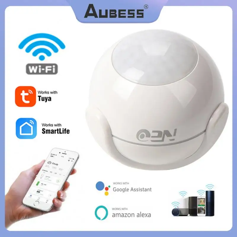 

Tuya WiFi Human Body Sensor Wireless Infrared Detector PIR Motion Sensor Smart life Control Works With Google Home Alexa